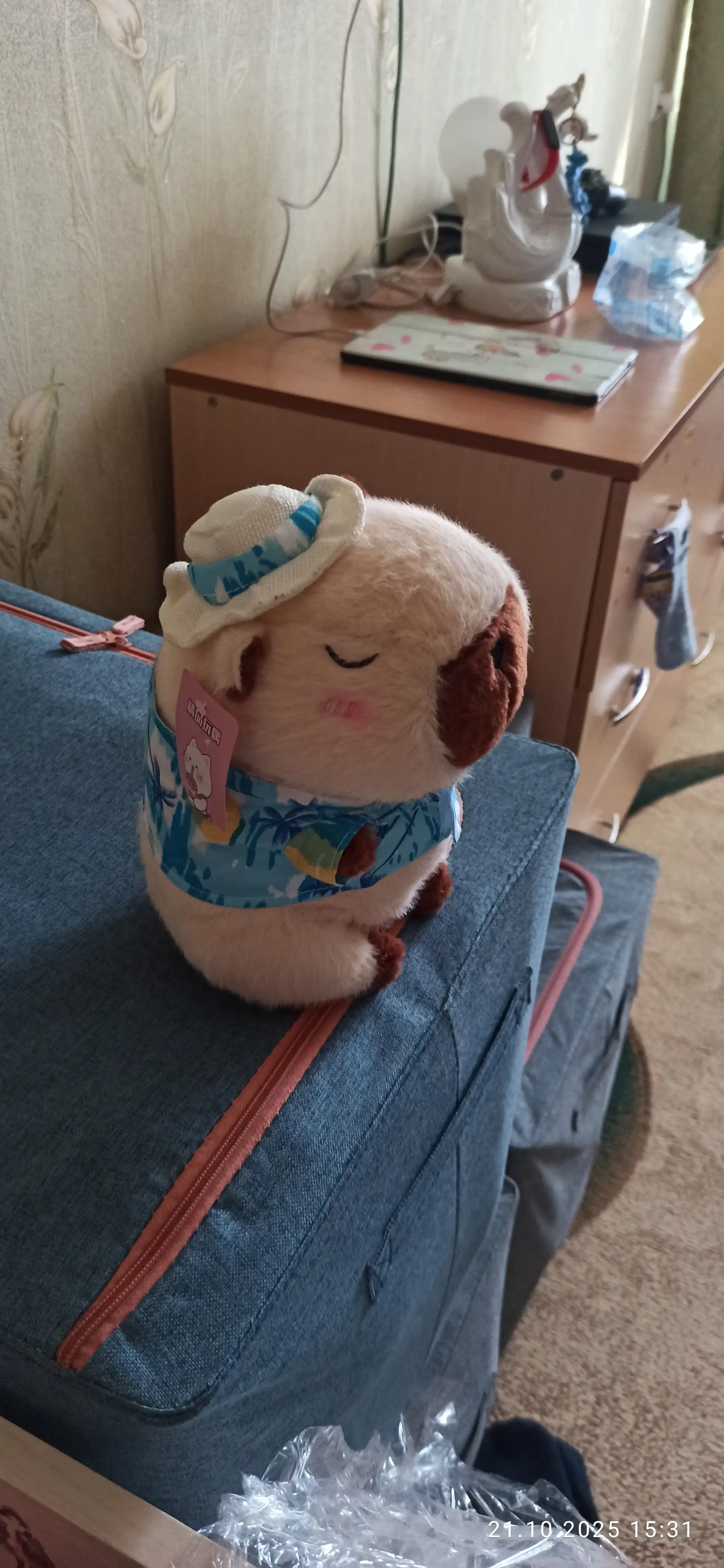 Мягкая игрушка Капибара, антистресс, для детей