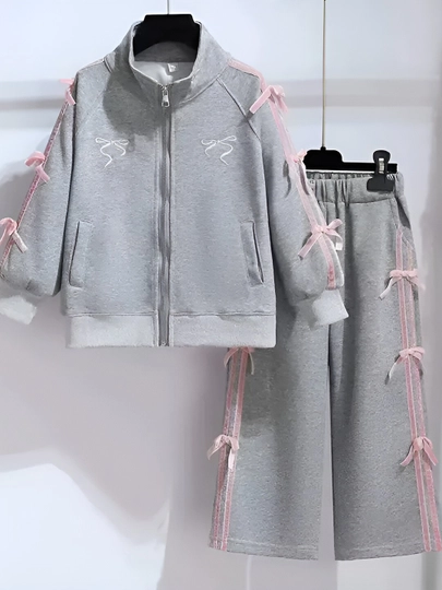 Спортивный костюм для девочек, домашняя одежда, от 5-6 до 12-13 лет