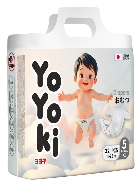 Bolalar uchun Yoyoki Velcro tagliklari 5, 11-16 kg, 32 dona - 