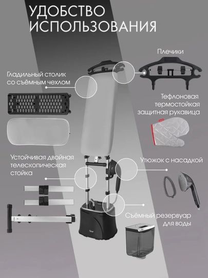 Ko'p funksiyali vertikal bug'li dazmol  M3,  M4, M6 1950w