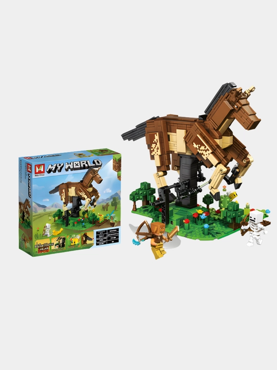 Конструктор Лего My world совместим с Lego Minecraft, Cube world