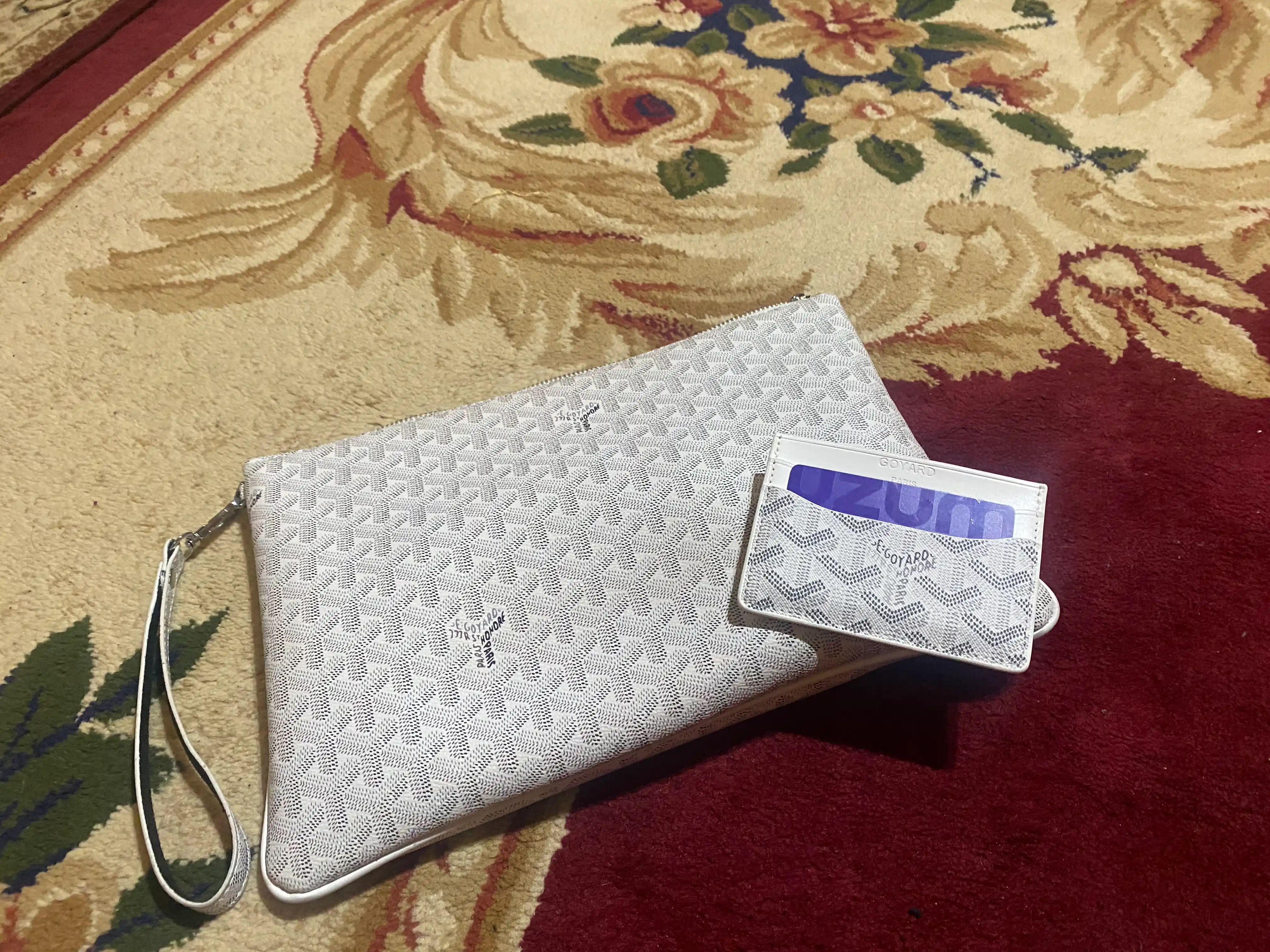 Кошелек Goyard: для карт, паспорта, удостоверения личности, визиток, без коробки