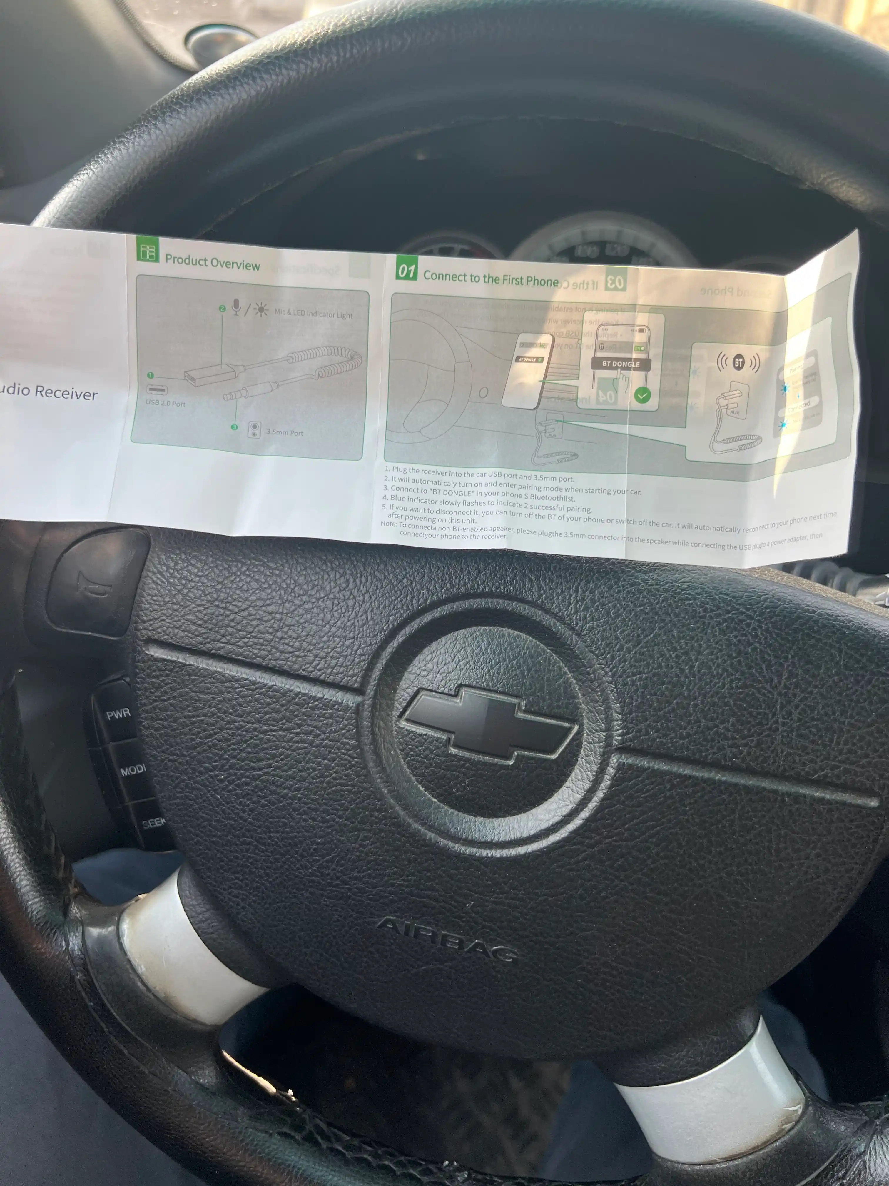 Аудиоадаптер BT860 AUX Bluetooth