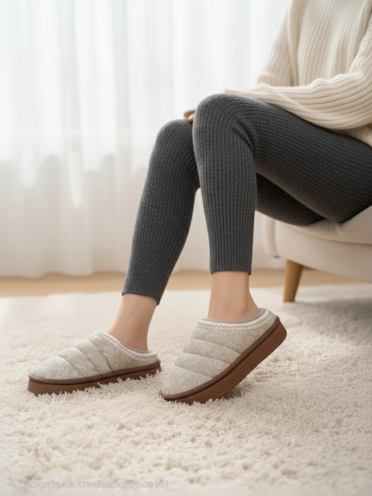 Домашние тапочки в стиле UGG — уют и элегантность в каждом шаге!
