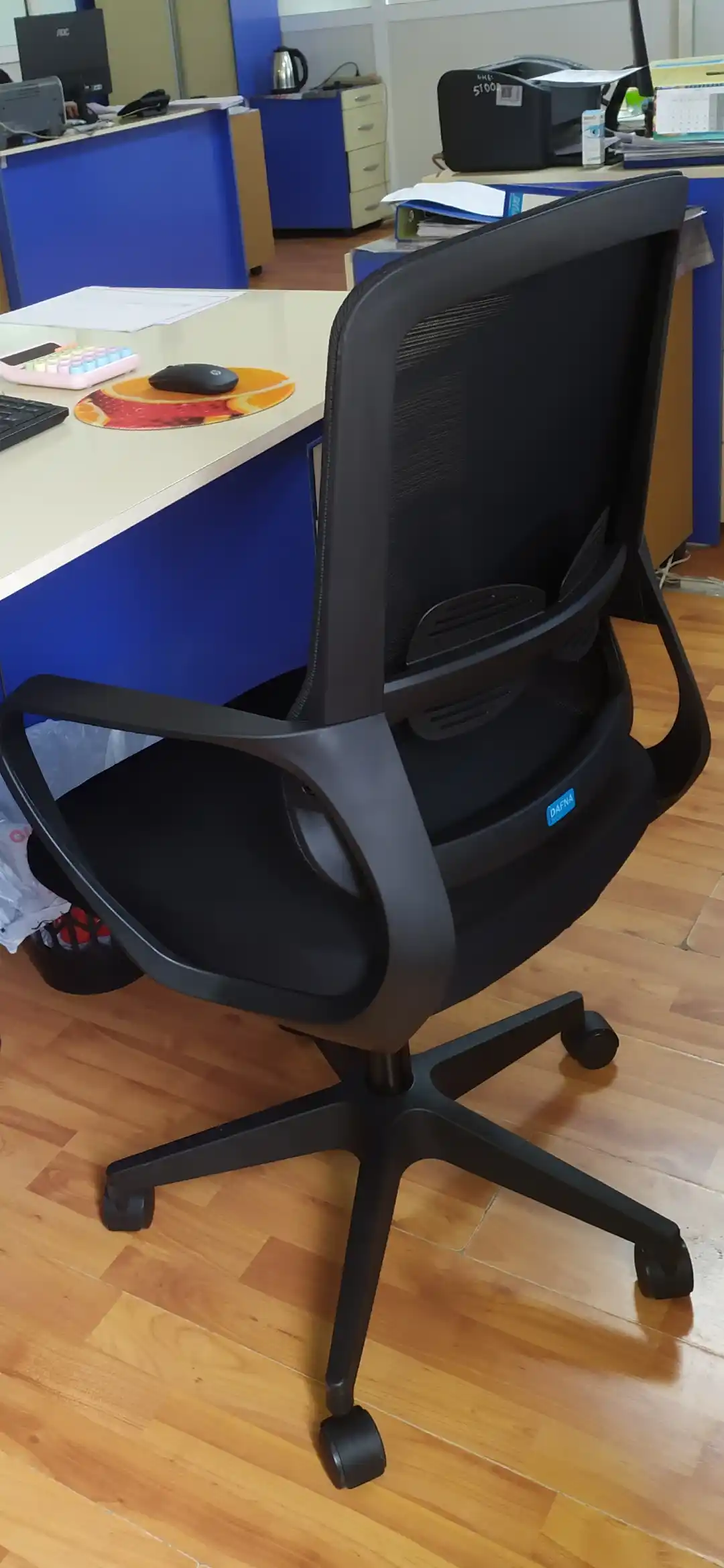 ARISOH ergonomik ofis kreslosi, to‘rsimon, balandligi sozlanadigan, 120 kg gacha