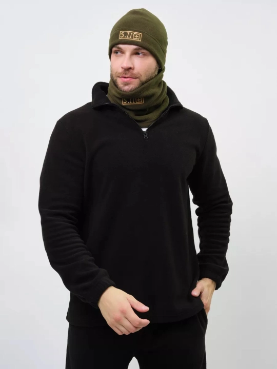 Balaklava 5.11 qishki o'ta zich jun 8 mm dan -30 ° C gacha issiq yuz va bo'yin niqobi