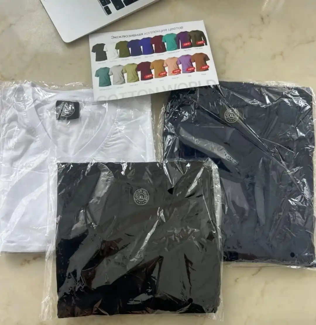 Erkaklar uchun longsleeve – uzun yngli futbolka, 3 donali to'plam