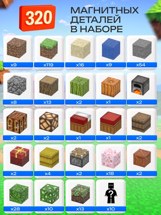 Magnit konstruktor, Minecraft rivojlantiruvchi to‘plami