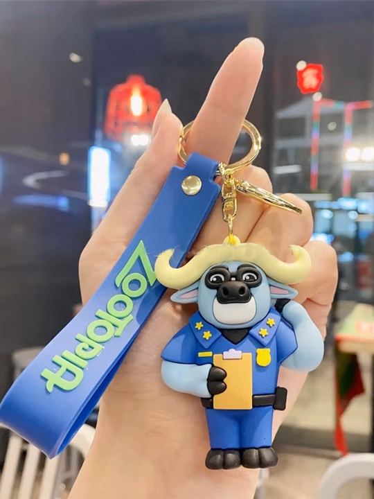 Zootopia kalit zanjirlari sevimli narsalaringizda sevimli qahramonlaringiz - 