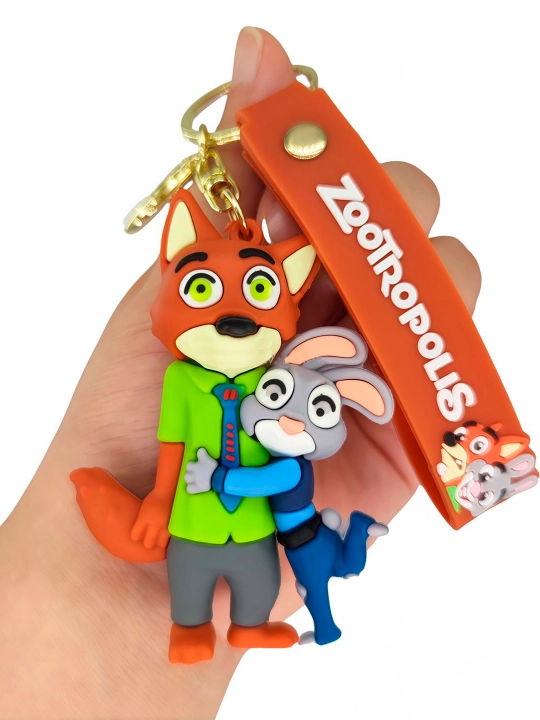 Zootopia kalit zanjirlari sevimli narsalaringizda sevimli qahramonlaringiz - 
