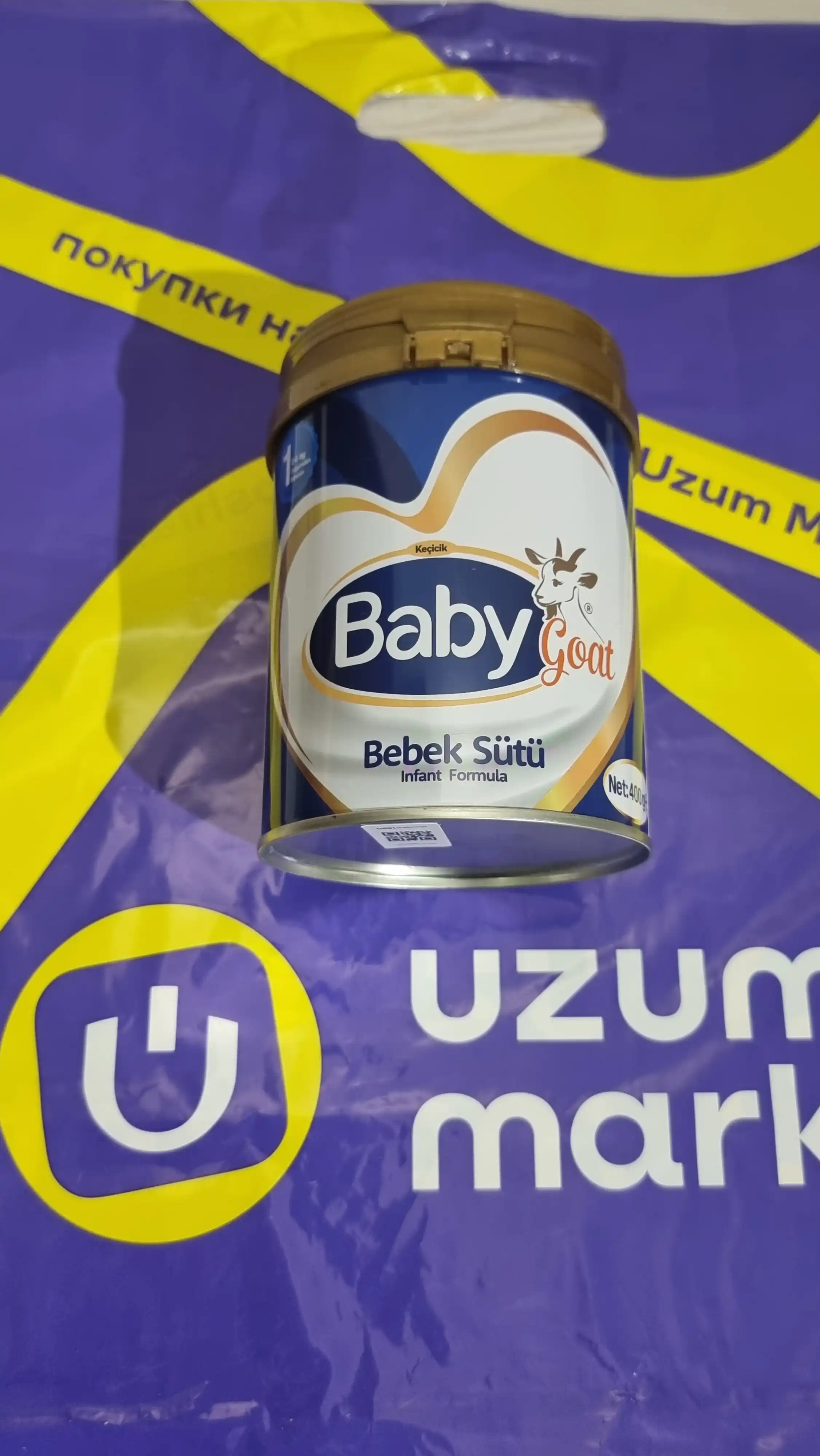 Baby Goat echki suti 1, 0-6 oylik chaqaloqlar uchun aralashma