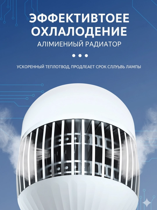 Светодиодная лампа E27 100Вт-200Вт, белый свет, энергосберегающая ESNCO