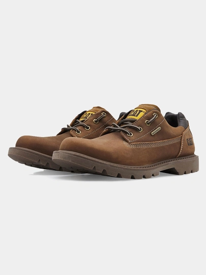 Кожаные мужские ботинки Cat Colorado Low 2.0, на осень и зиму, водостойкие waterproof