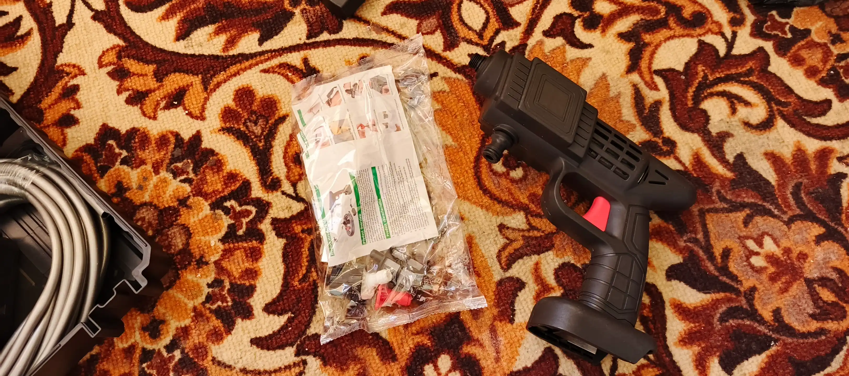 Simsiz mini avtomobil yuvish moslamasi, uy sharoitida
