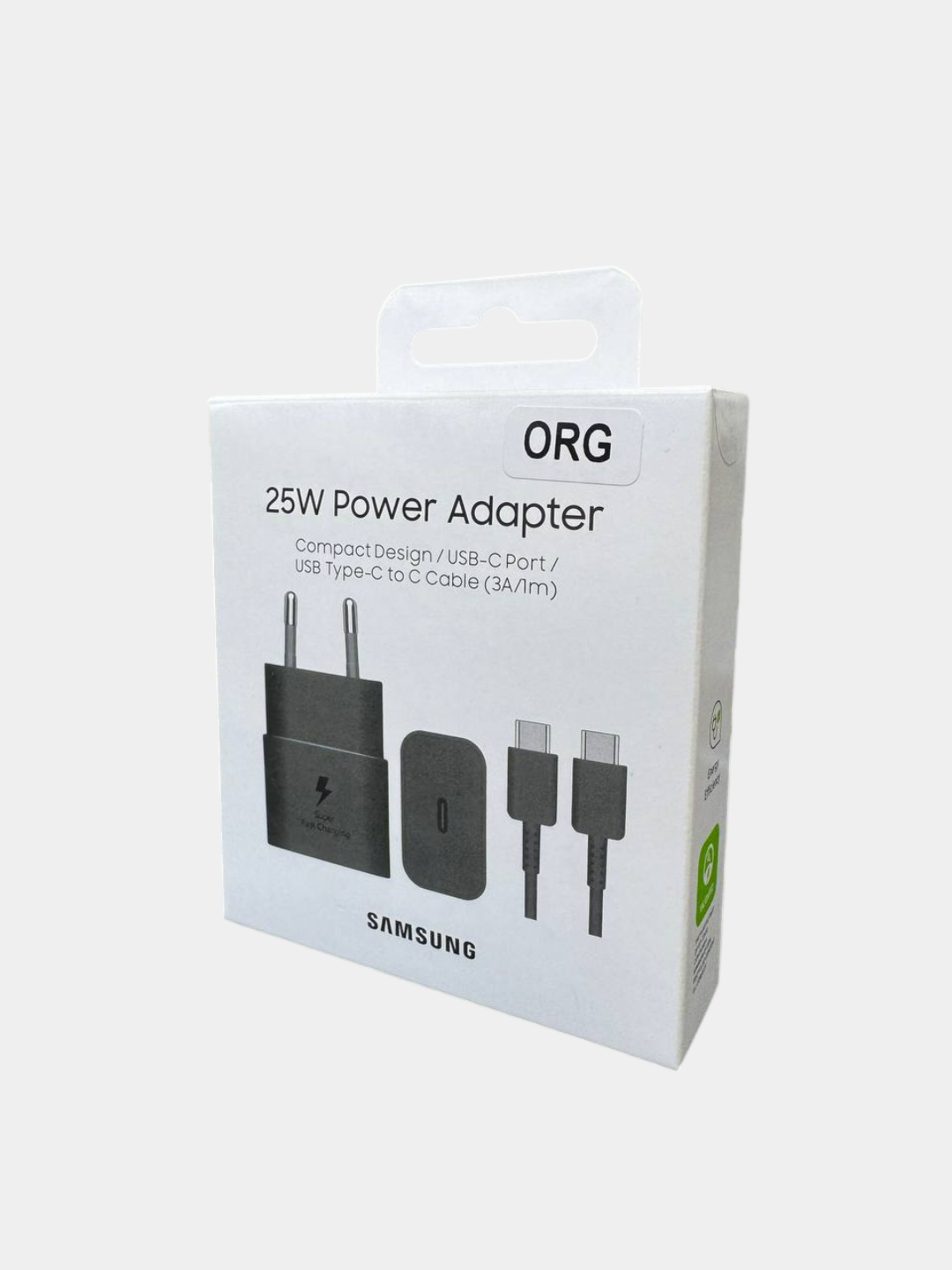 Samsung 25W ORG Type-C kabeli, USB-C quvvatlash moslamasi