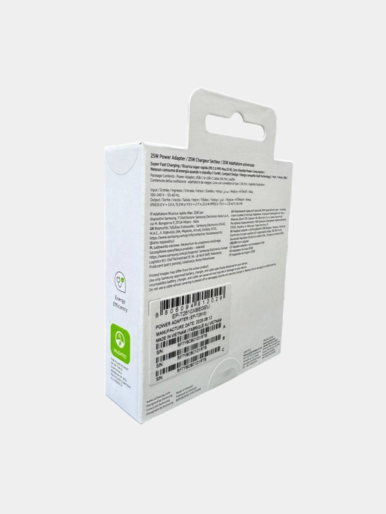 Samsung 25W ORG Type-C kabeli, USB-C quvvatlash moslamasi