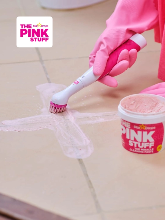 The Pink Stuff tozalovchi elektr cho‘tka to‘plami – 4 xil boshcha va 4 ta batareya