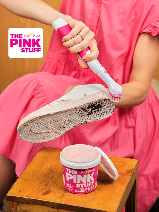 The Pink Stuff tozalovchi elektr cho‘tka to‘plami – 4 xil boshcha va 4 ta batareya