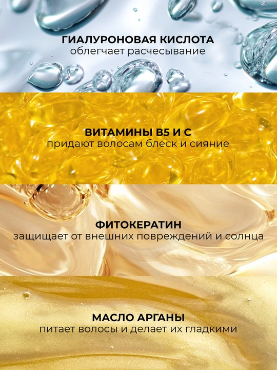 Термозащита, спрей крем для волос 20 в 1, с кератином, 250 мл, Dream Nature SPA & Care