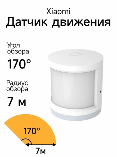 Датчик движения Xiaomi Mi YTC4041GL, ZigBee, беспроводное соединение