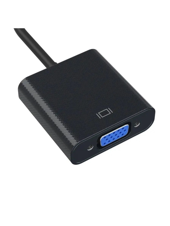 GSMIN B64 Mini DisplayPort → VGA adapter  0.2 m, 1080p, 60 Hz, qora