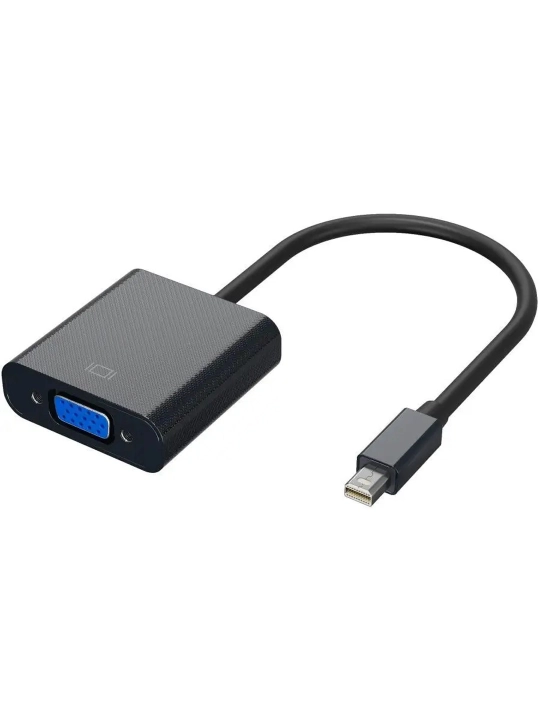 GSMIN B64 Mini DisplayPort → VGA adapter  0.2 m, 1080p, 60 Hz, qora