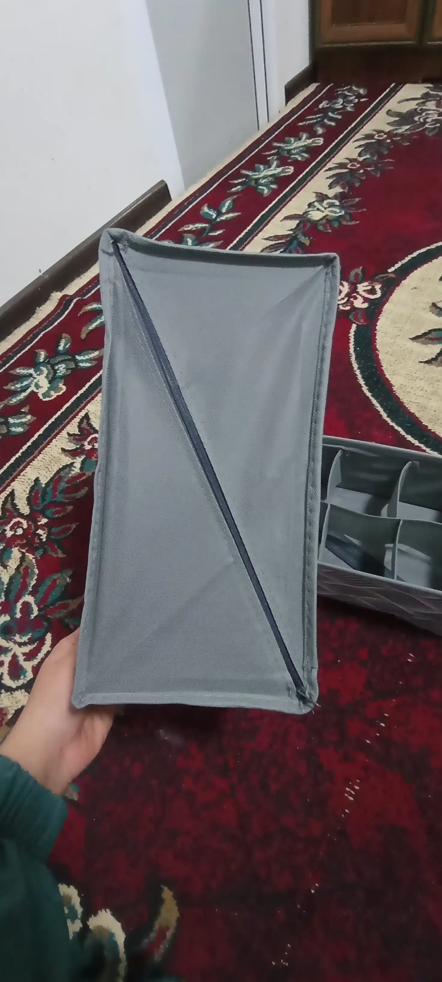 Ichki kiyim tartib bilan saqlash uchun ajratilgan qutilar, 4 ta matoli organayzer to'plami
