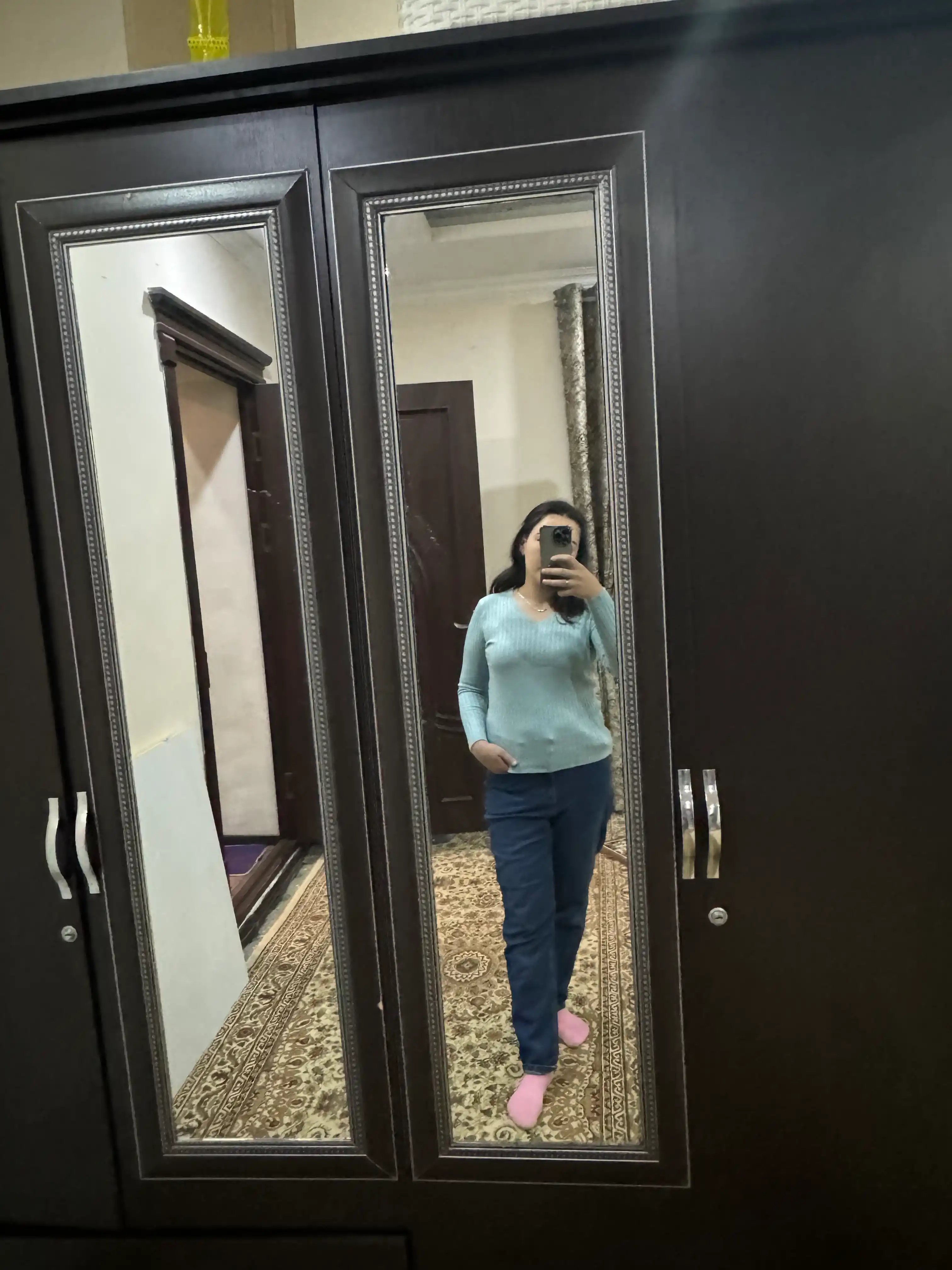 Ayollar sviteri, bahor, kuz, standart o‘lcham