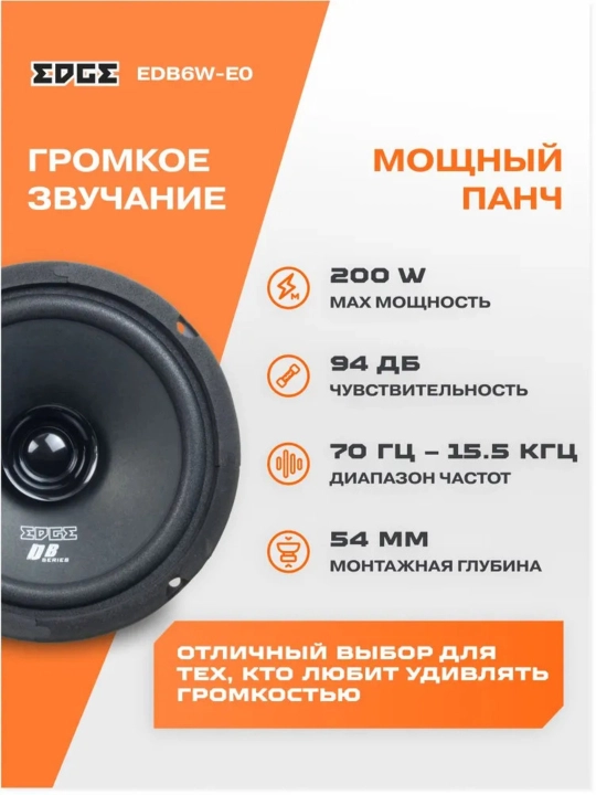 Колонки EDGE EDB6W-E0