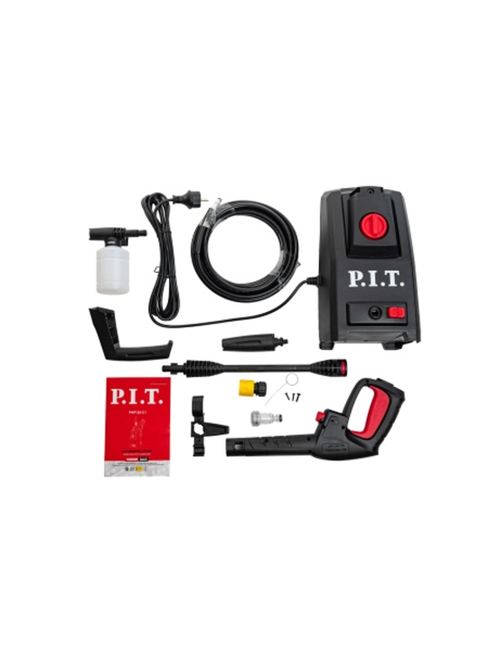 Мойка высокого давления, 120 бар, 390 л/ч, 1.6 кВт, PIT PHP120-C1