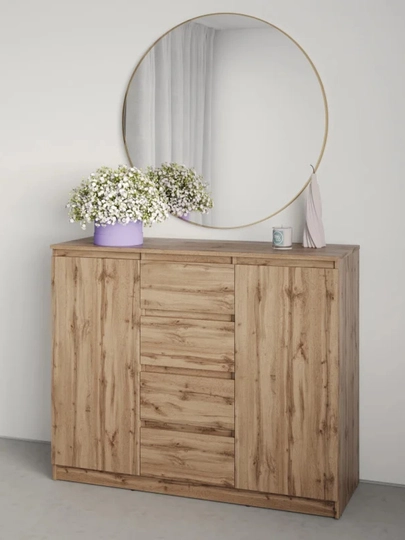 Комод для вещей, универсальный, с полками Martin 120*90*40 — TRENDYT-2DVERIKOMOD-КАРМЛН