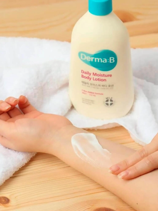 Derma B Tana uchun namlantiruvchi loson:lamellyar Daily Moisture Body,Ceramide Body,400 ml