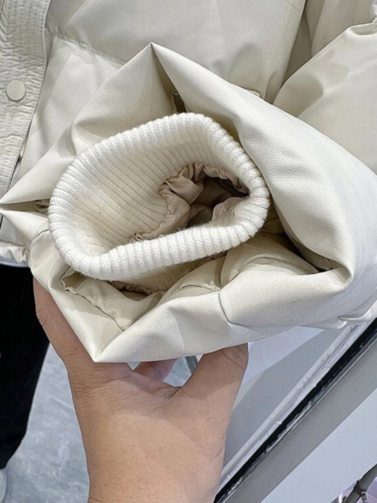 Qisqa ayollar uchun issiq qishki kurtka