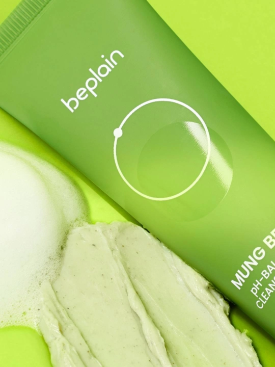 Yuvinish uchun kopik Beplain Mung Bean pH-Balanced Cleansing Foam