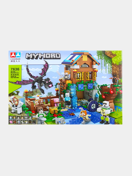 Детский конструктор My world Майнкрафт совместимый с лего