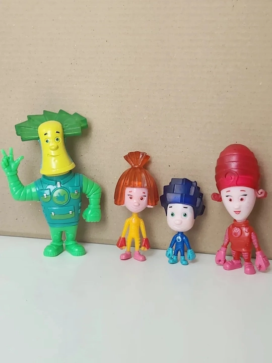 Фиксики набор фигурок – 4 героя (Папус, Симка, Нолик, Верта)