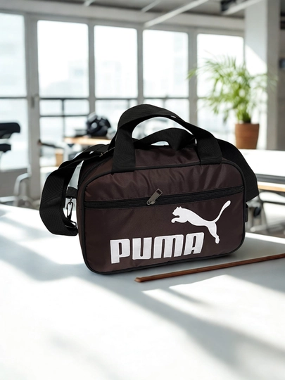 Мужская и женская спортивная сумка, для спорта и отдыха — ASOSS-MINIPUMA-ШОКОЛ