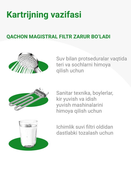 Картридж механика PP 10 - 20SL для холодной воды, полипропилен, от грязи, от ржавчины