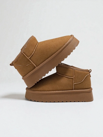 Обувь женская Угги зимние короткие — ZWALK-UGG-КОРИЧН-40