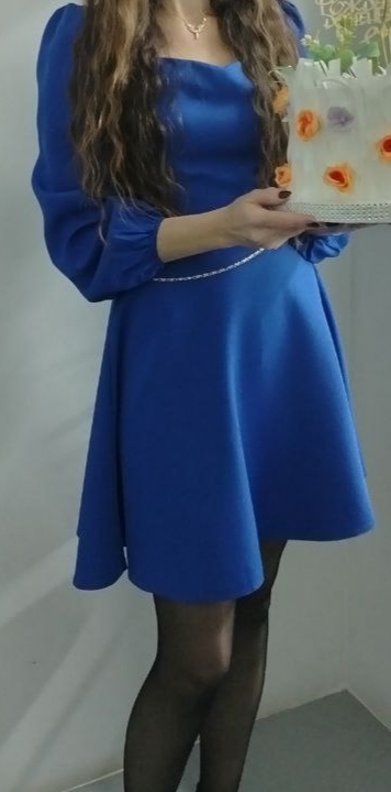 Платье женское, c длинным рукавом, классическое, офисное