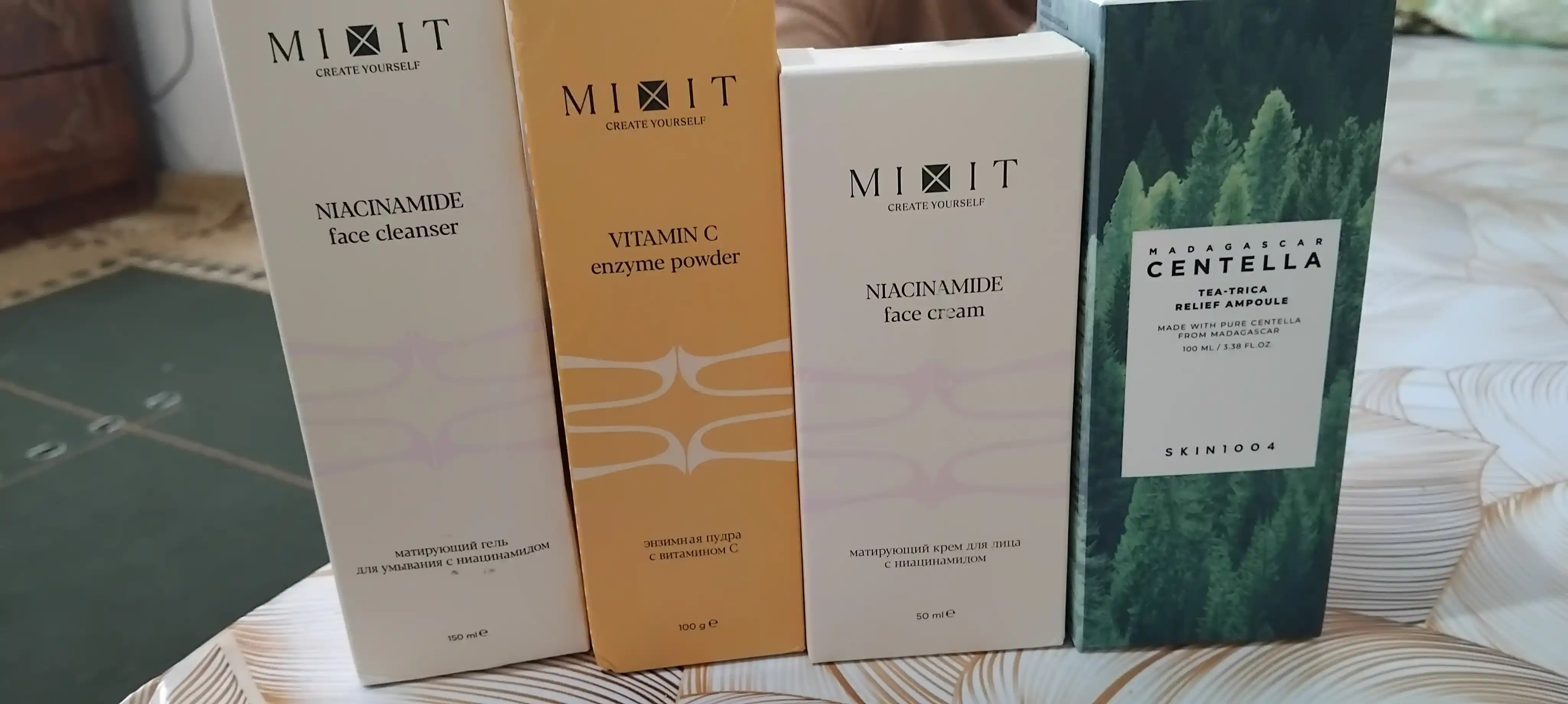 Гель для умывания лица от прыщей с ниацинамидом MIXIT Niacinamide Face Cleanser, 150 мл
