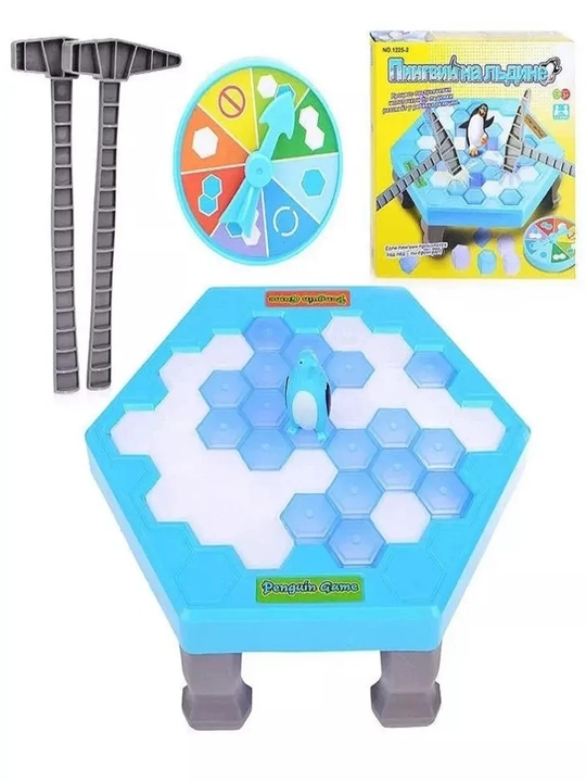 Настольная игра «Пингвин на льду», 2–4 игрока, 3+ года, для детей, Toysmakon