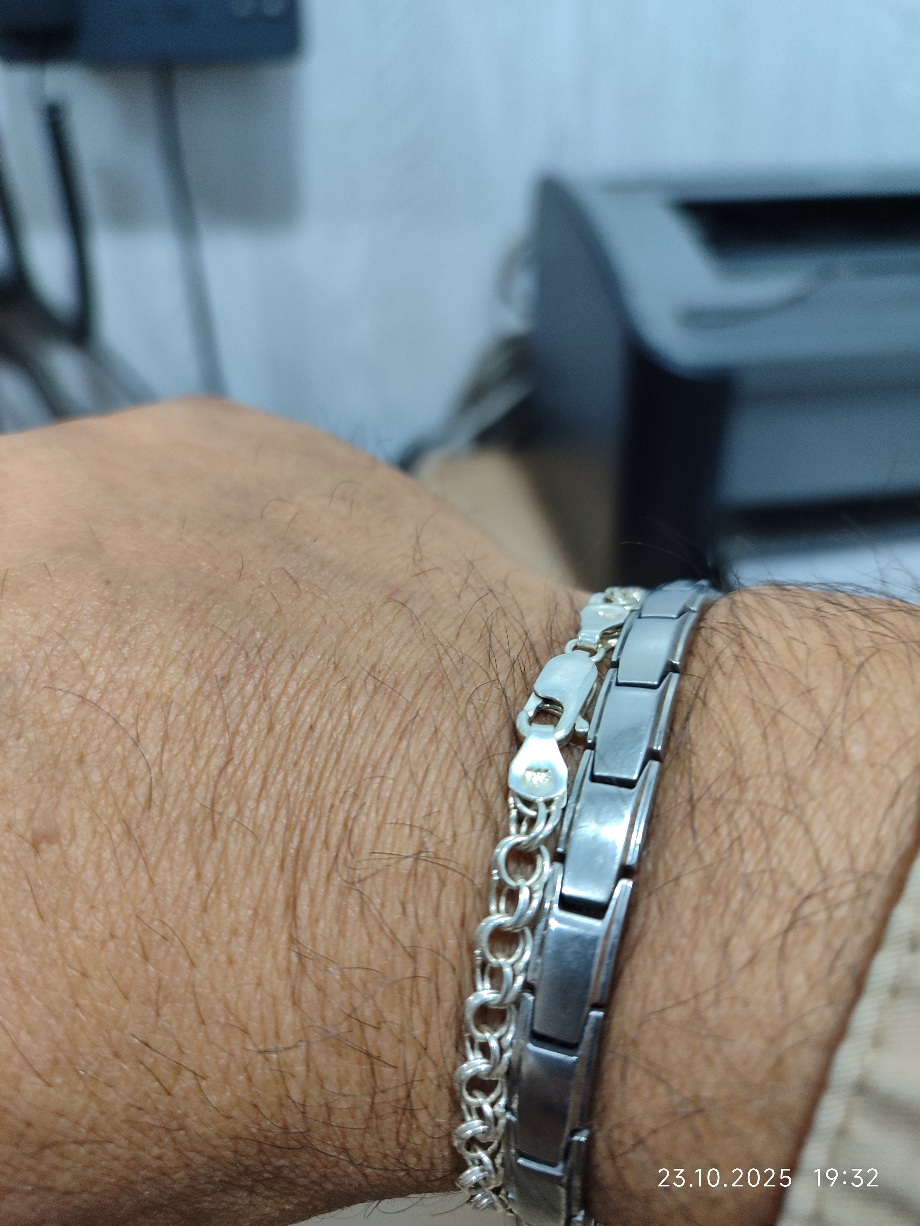 Erkaklar uchun 925 probali kumush bilaguzuk – Sumayya Silver