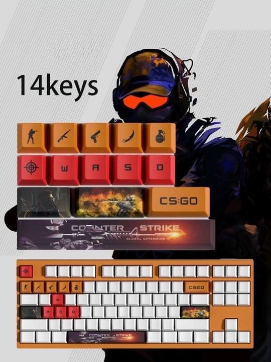 Кейкапы в стиле CS:GO — прокачай свою клавиатуру, как инвентарь! - 