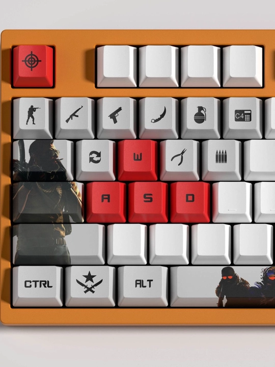 Кейкапы в стиле CS:GO — прокачай свою клавиатуру, как инвентарь