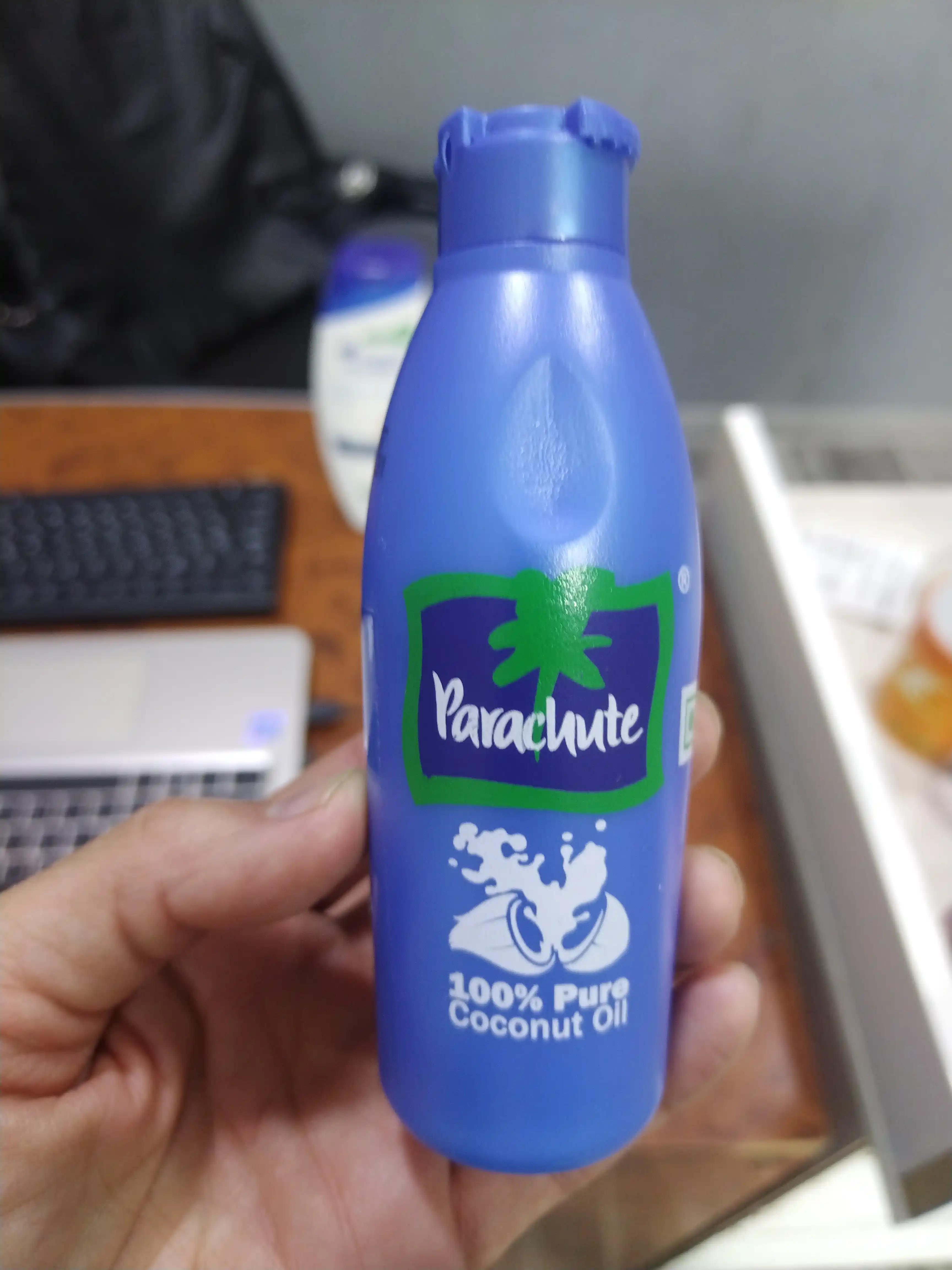 Kokos yog'i Parashyut, badanga, sochga va massaj uchun, Coconut Oil Parashute