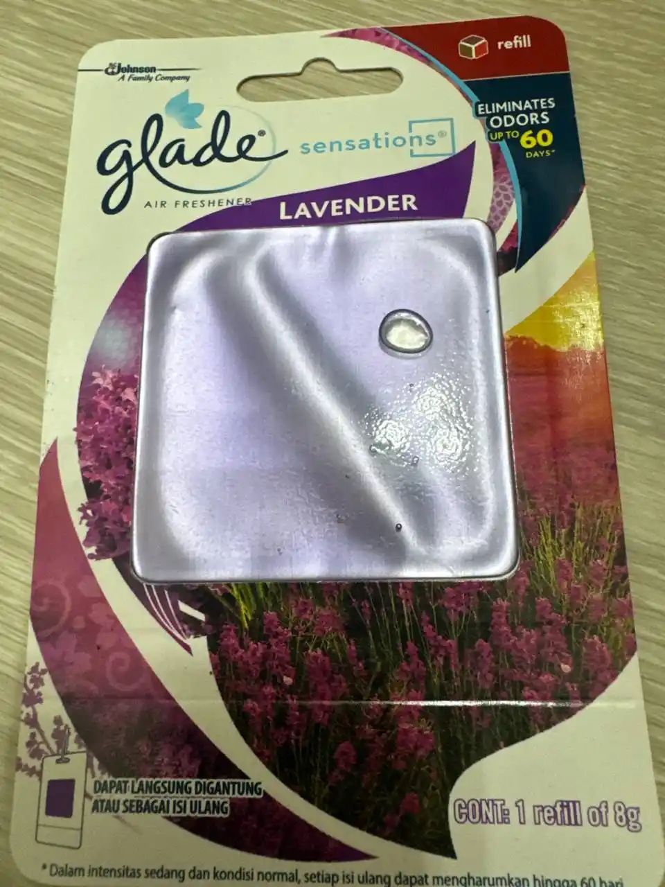 Gelli aromatizator xushbo'ylagichi Glade Sensations, uy, ofis va mashina uchun