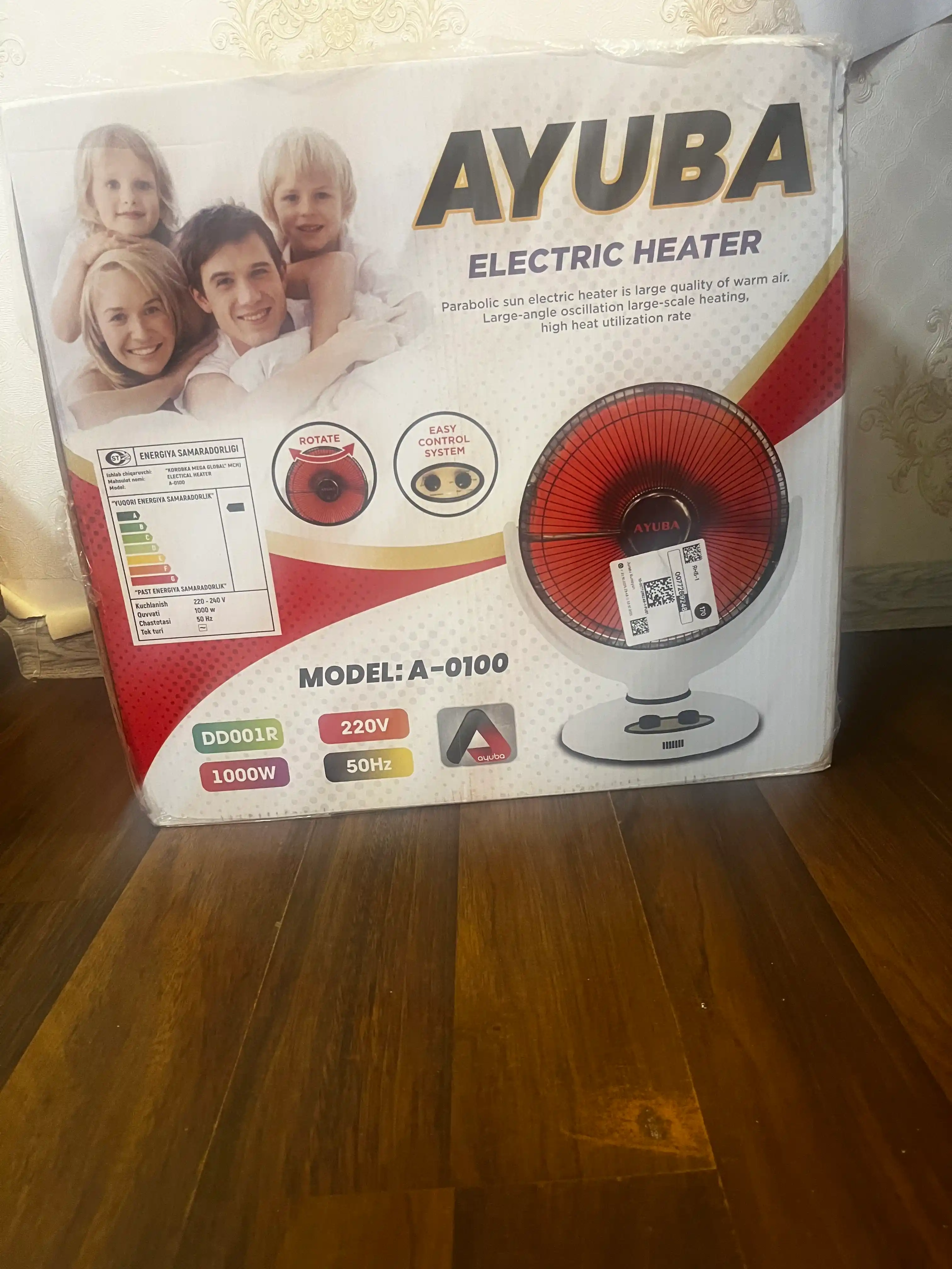 Elektr ISITGICH pechka uy uchun pechka katta pechka  AYUBA A-0100 QUYOSH