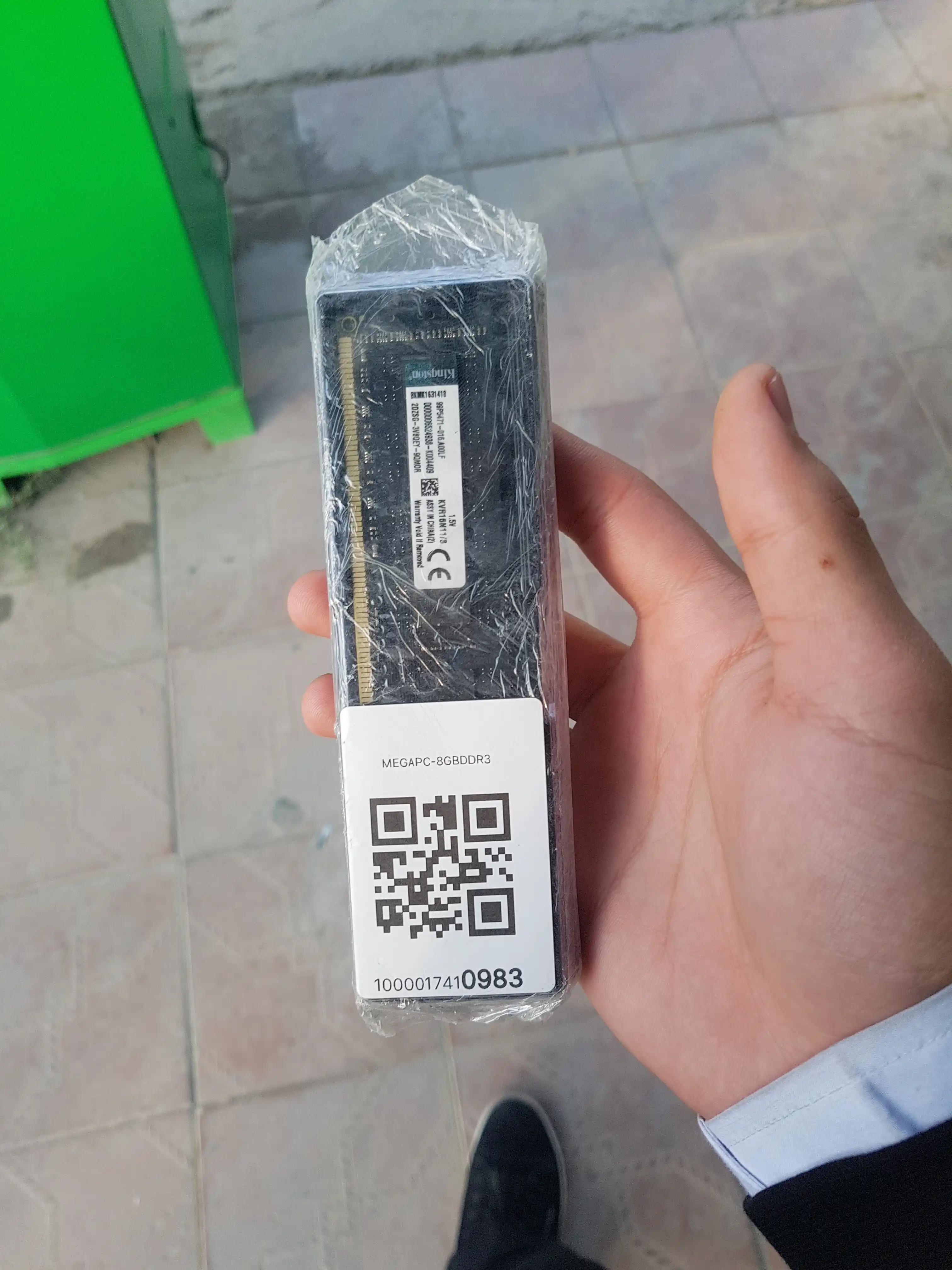 Оперативная память Kingston DDR3 1600 MHz, 8 ГБ, черный цвет
