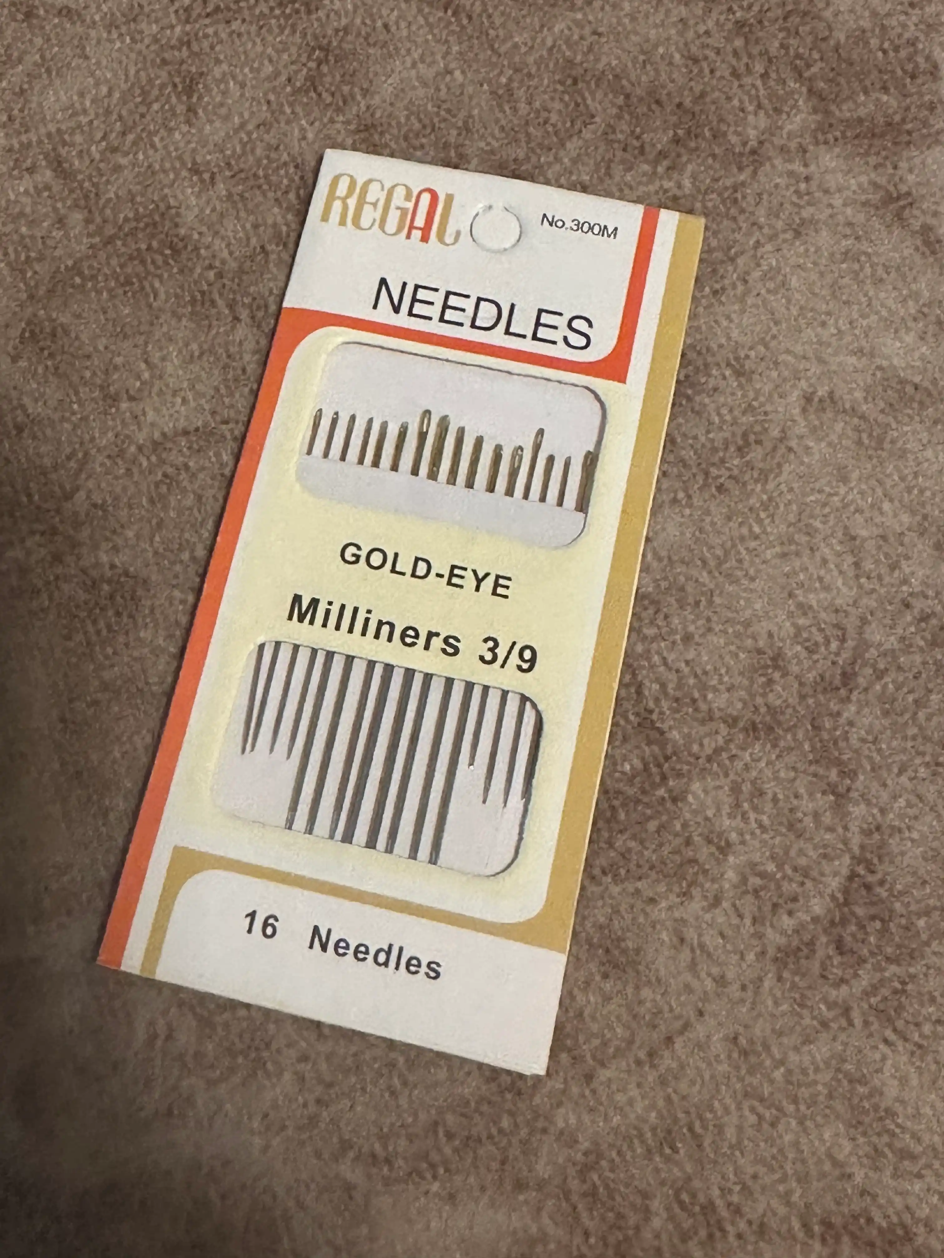 Regal needles набор игл, швейные иголки для шитья вручную
